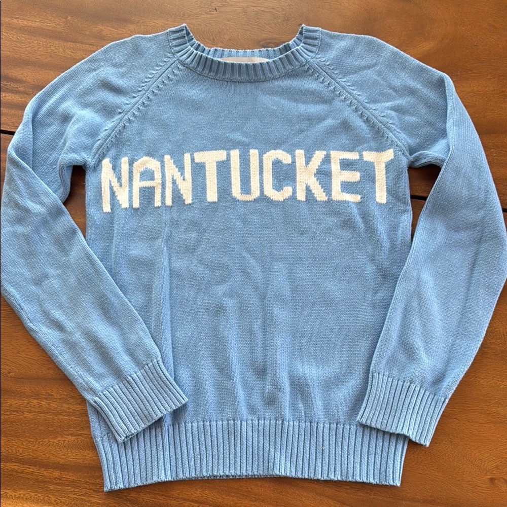 Nantucket Blue Knit Pullover | Ellsworth + Ivey